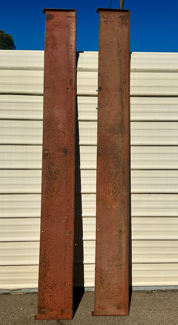 Pair of 9 Ft Long Cast Iron Stair Treads GA20836