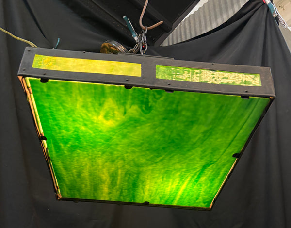 Stained Glass Iron Light Fixture GA21348