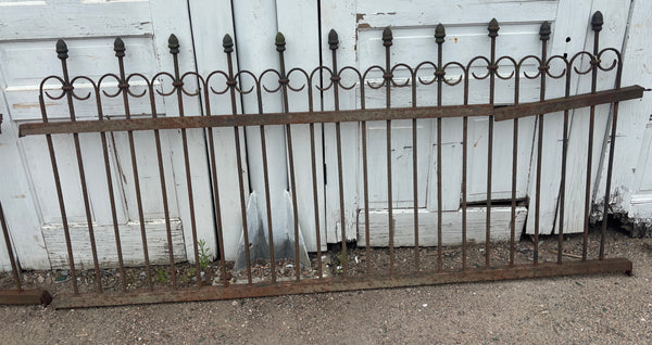 Wrought Iron Picket Fence Panels GA21214