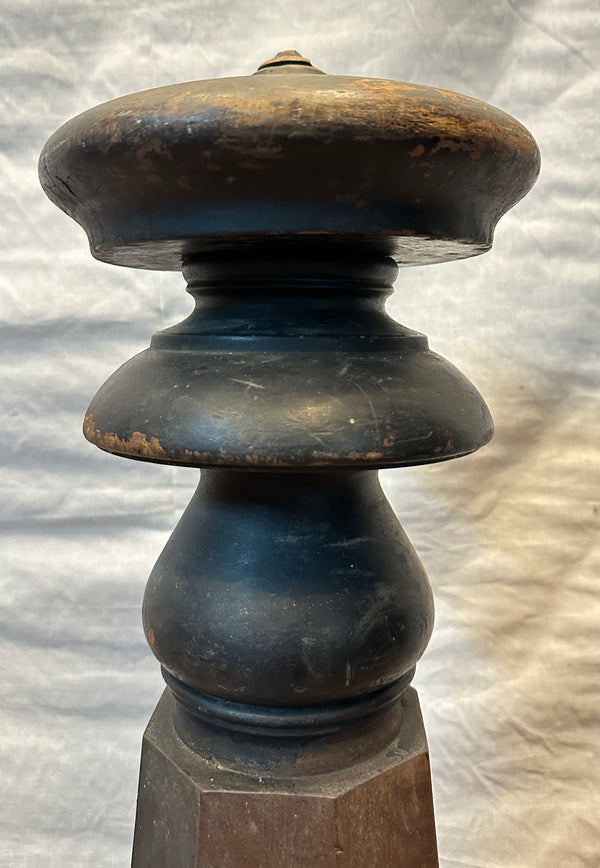 Octagonal Walnut Newel Post GA20419