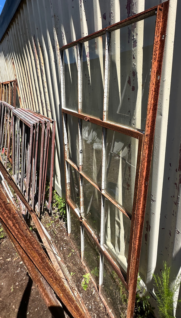 12-Pane Steel Casement Windows w/ Swing Out GA20355