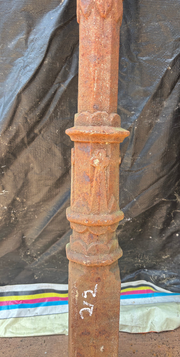 Two Cast Iron Newel Posts GA21561