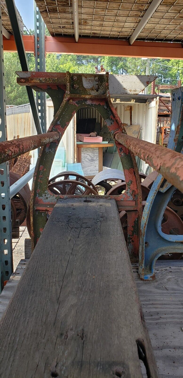 Industrial Factory Cast Iron Machine Table Base 30 1/2" T x 49 1/2" L x 18" D GS00047