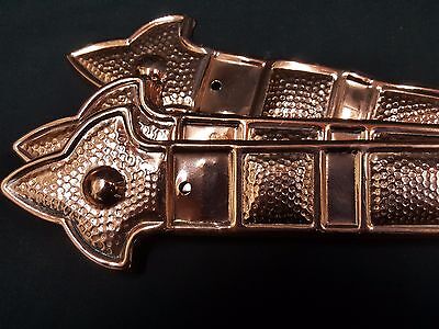 1928 New Old Stock Copper Gutter Downspout Straps Set of 6 GA9560