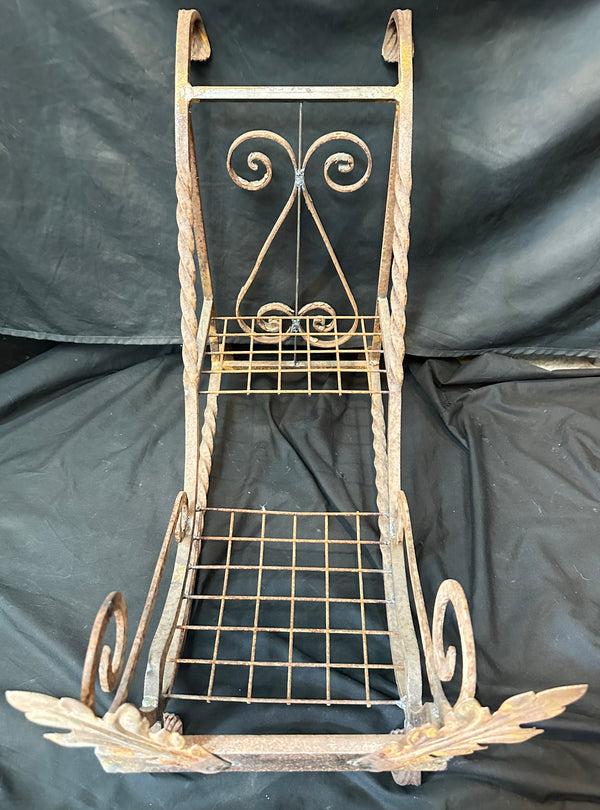 Custom Wrought Iron Decorative Holiday Sleigh GA20453