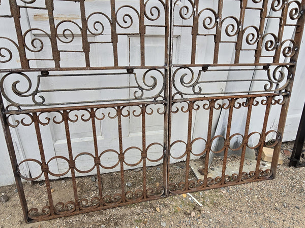 Antique Iron Garden Gate Pair GAM0460