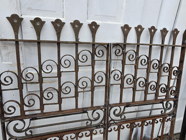 Antique Iron Garden Gate Pair GAM0460