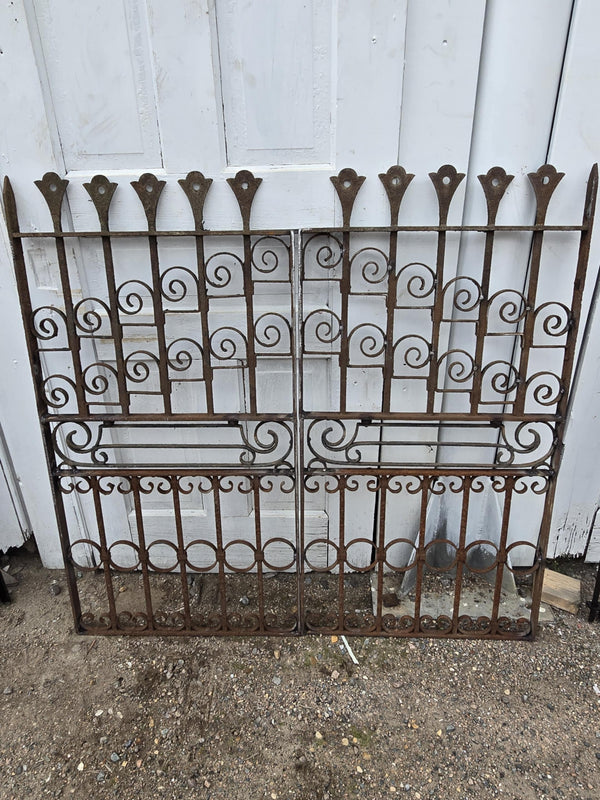 Antique Iron Garden Gate Pair GAM0460