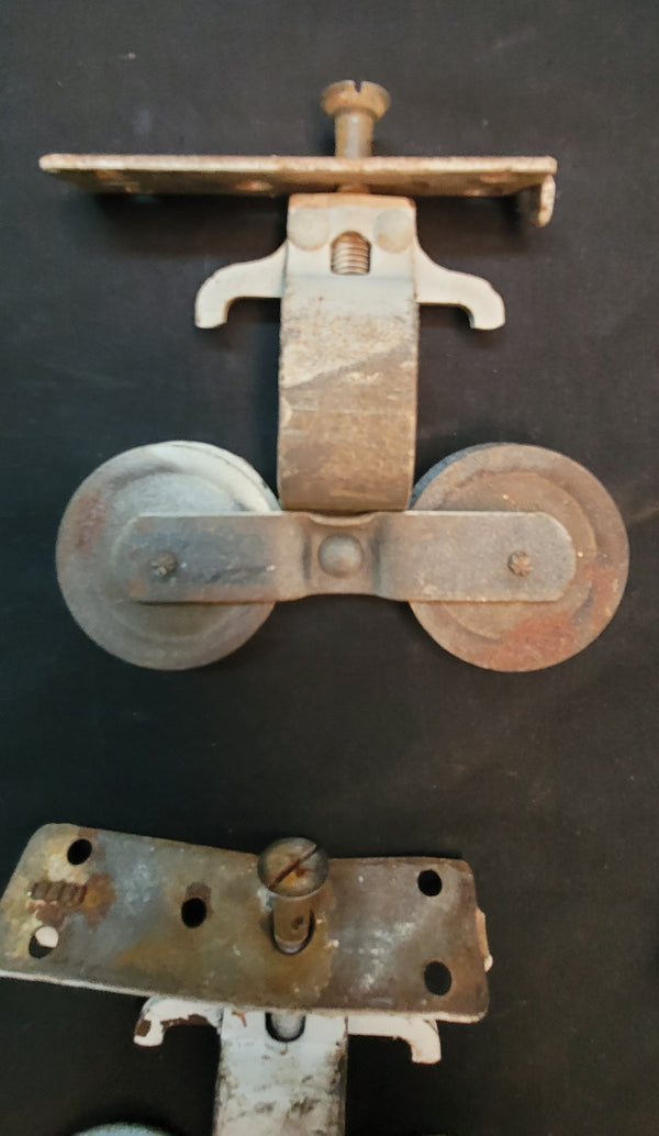 2 Pairs of Vintage Pocket Door Roller Wheels GS00638