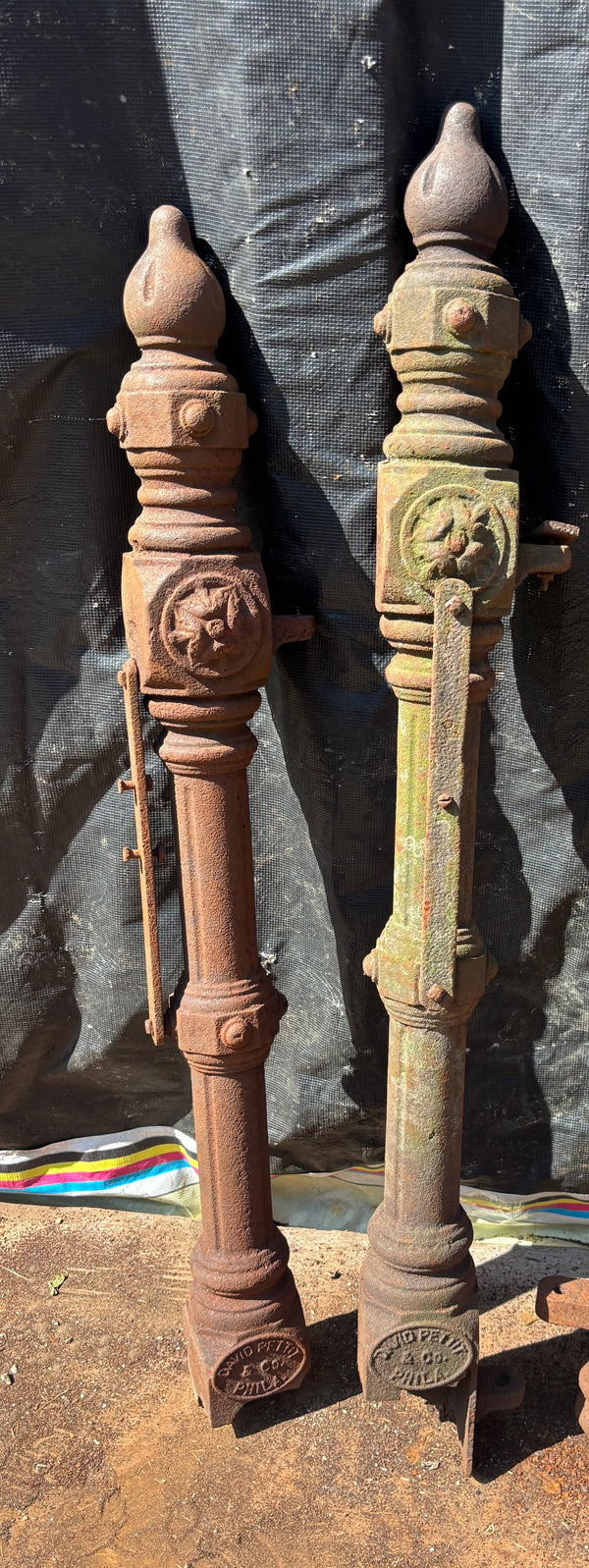 Pair of Cast Iron Newel Posts GA21633
