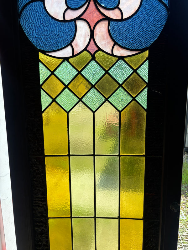Pair of Stained Glass Cabinet Doors GA21327