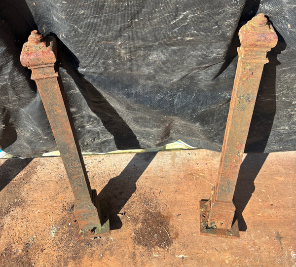 Pair of Cast Iron Newel Posts GA21618