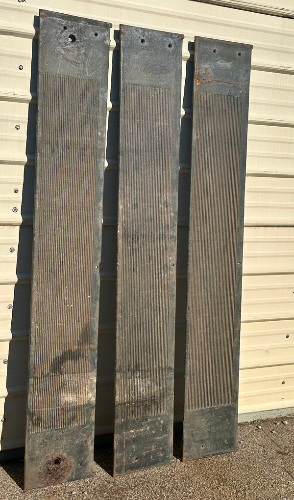 Set of 3 69" Long Cast Iron Stair Treads GA20619