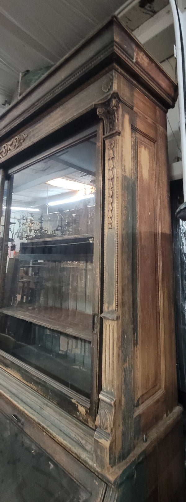 General Store Display Cabinet w/ Huge Storage 17 1/2' Long x 8 1/2' Tall GS00595