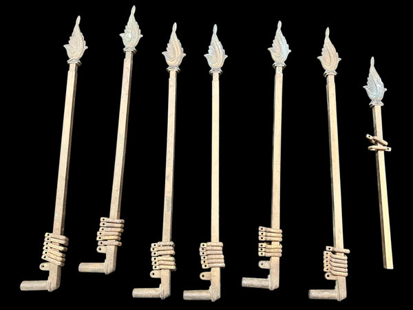6 1/2 Swing Out Adjustable Curtain Rods (No Brackets) GA20186