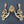 Load image into Gallery viewer, Architectural Salvage Solid Brass Hall Tree Double Hooks Ornate Design Set of 2
