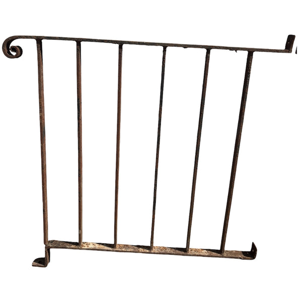 Pair of Wrought Iron Porch Top Railings GA21138