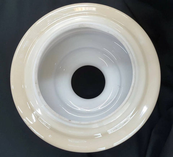 Vintage Floral Hurricane Lamp Shade 8 1/2" T x 10" W and 6 1/2" Fitter GS00982