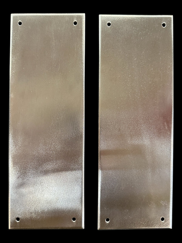 3 Pairs of Red Brass Door Push Plates GA20779
