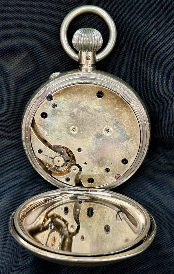 20th Century Sterling Silver 8 Days Mappin & Webb Travel Watch GA20545