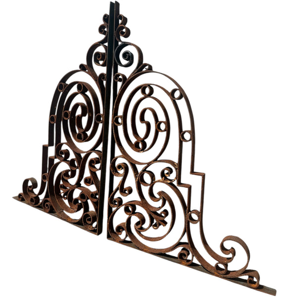 2 Pairs of Antique Iron Balcony Support/ Mezzanine Brackets GA20995