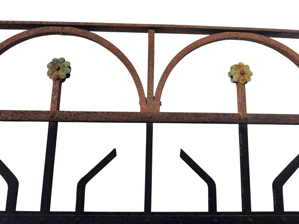 Antique Art Deco 83" Tall Iron Gate GA20774