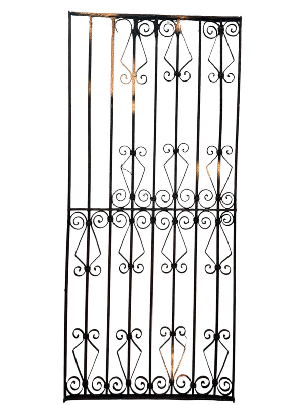 Antique Wrought Iron 74"+ Tall Gate GA20678