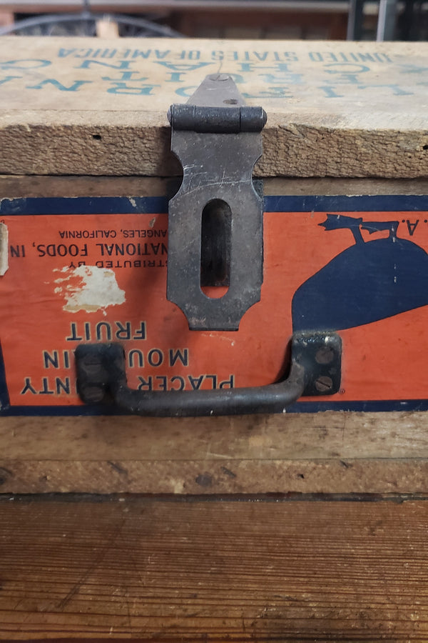 Handmade Toolbox from Blue Goose Fruit Crate 15"x 6 1/2" x 6" GS010937