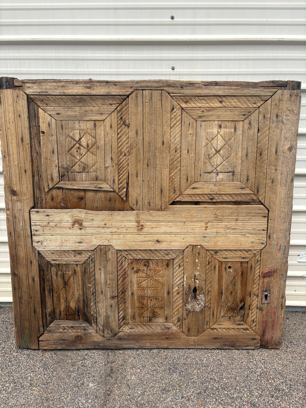 Portion of Ornate Middle Eastern Wooden Door GA21531