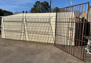 9Ft Tall Wrought Iron Fencing - 5 Panels in Set GA20515