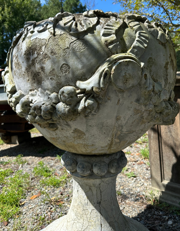 Tall Ornate Concrete Planter GA20351