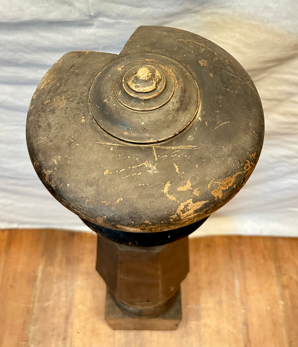 Octagonal Walnut Newel Post GA20419