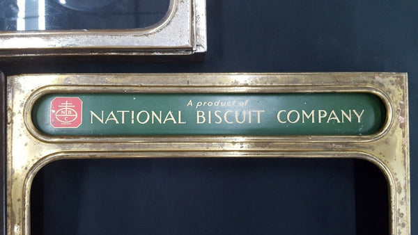 1920's Virginia Nabisco Uneeda Bakers Famous Foods Display Frames GS00715