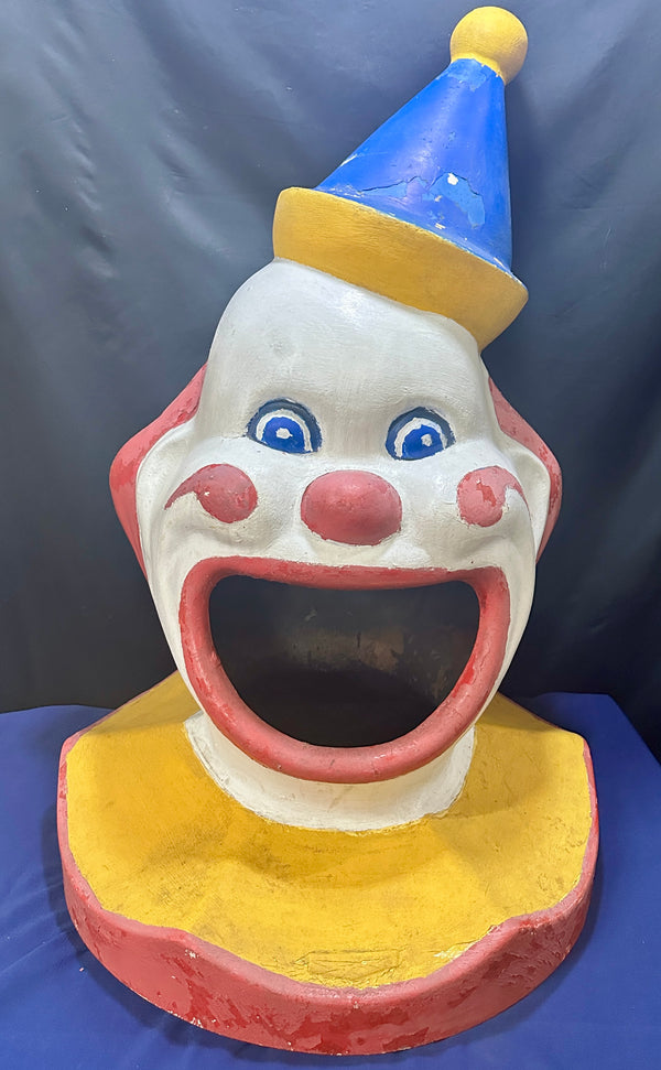 Vintage Amusement Park Clown Trash Can Lid Cover GA20536