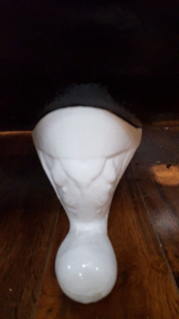 Restored Black & White Cast Iron Claw Foot Bathtub 60" x 30" x 22"