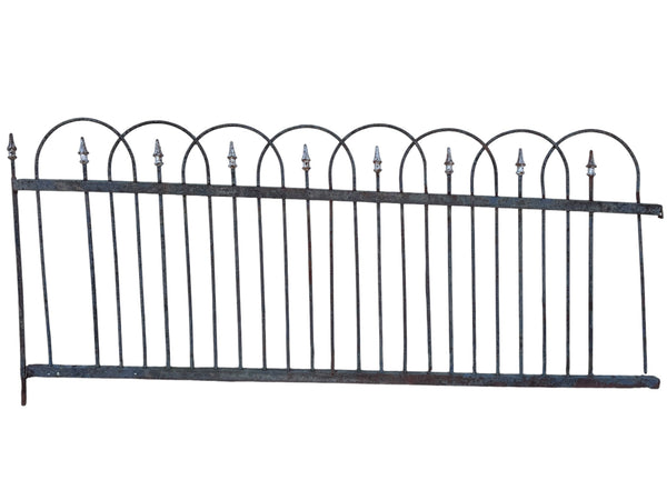20 feet of antique iron fencing ga21080