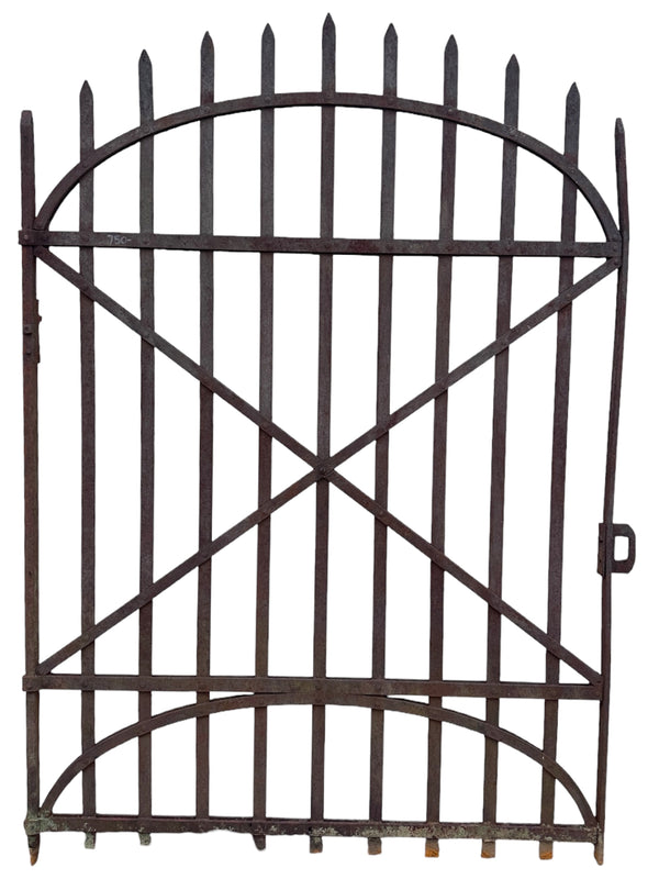 Antique Wrought Iron Gate - 52.5" W x 75" T - GA21047