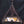 Load image into Gallery viewer, Large Square Wrought Iron and Stained Glass 4 Light Ceiling Fixture Chandelier
