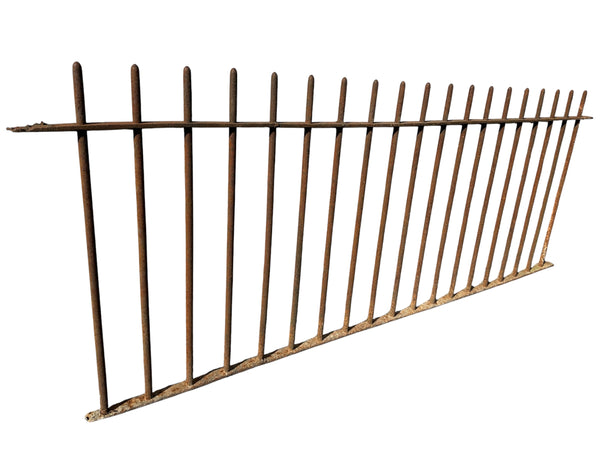 13 Feet of Antique Wrought Iron Fencing GA20863