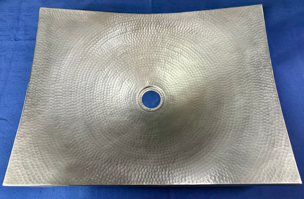 NOS Native Trails CPS57 Kohani 20" Brushed Nickel Vessel Bathroom Sink - GA20530