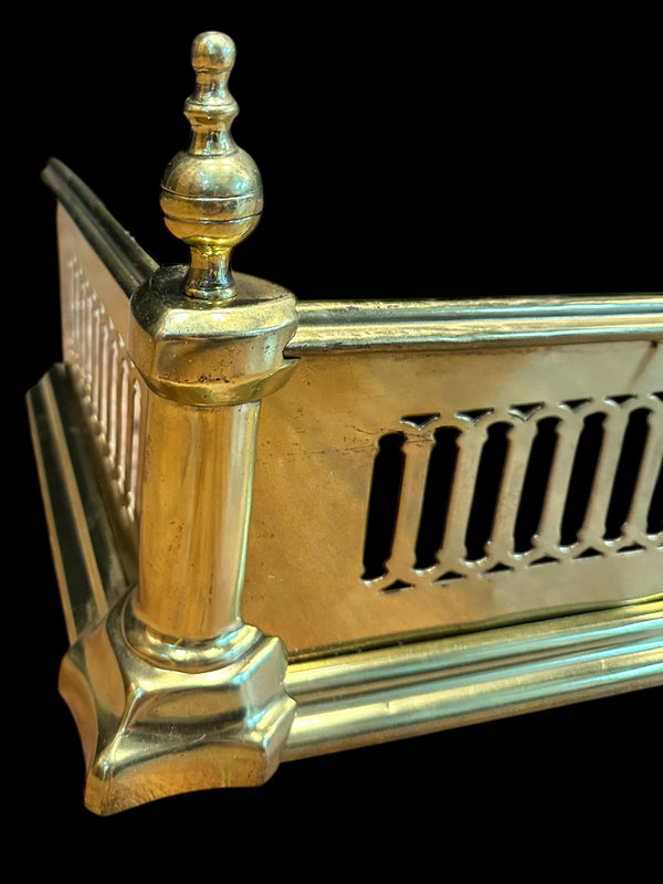 Antique Brass Fireplace Fender GA20111
