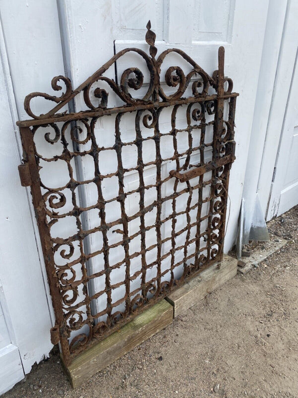 Antique Iron Gate GS00214 - 34 1/2" wide x 40 3/4" tall