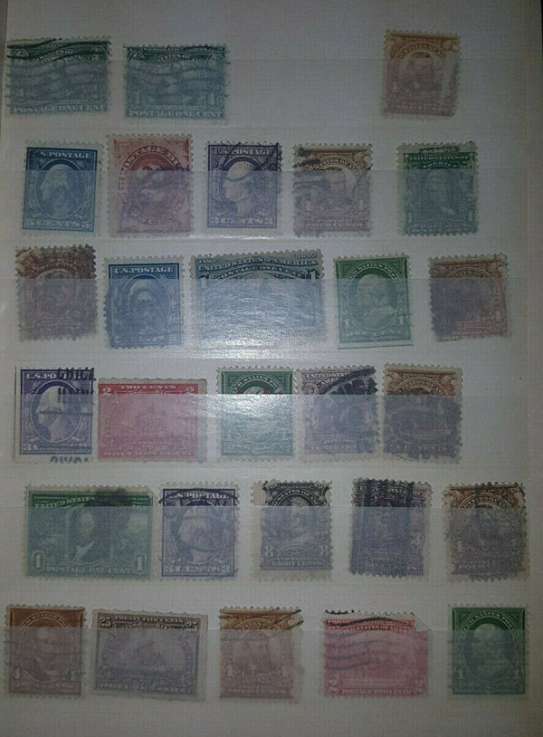 Lot of 312 Vintage Stamps in Collectors Album from GS00694