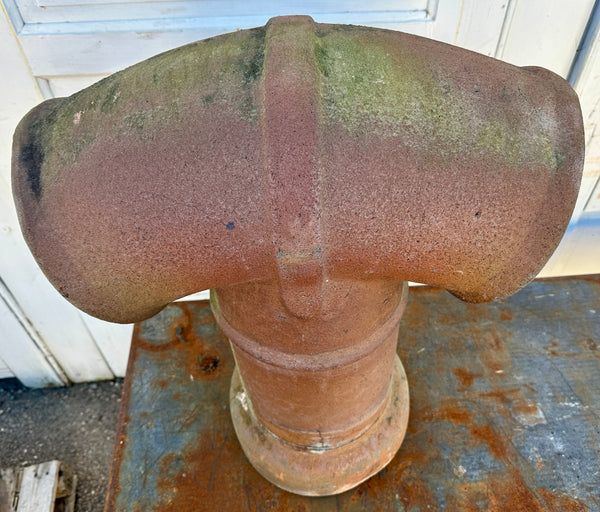 Terracotta Double Pipe Chimney Pot GA20473