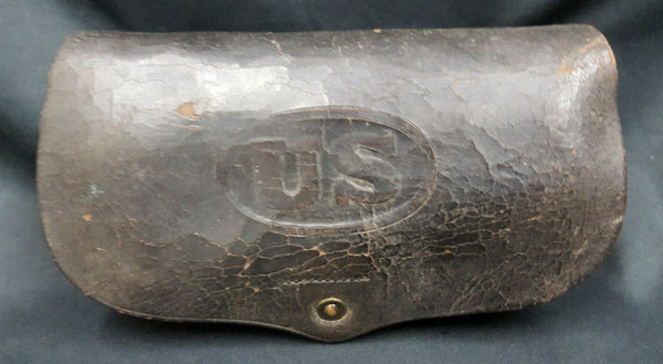 1872 Indian War U.S. Leather Artillery Fuse Box Pouch GS00708