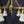 Load image into Gallery viewer, 1900's 4 Light Brass Chandelier w/ Brass Chain Accents &amp; Shades 24"x 44" GS00976
