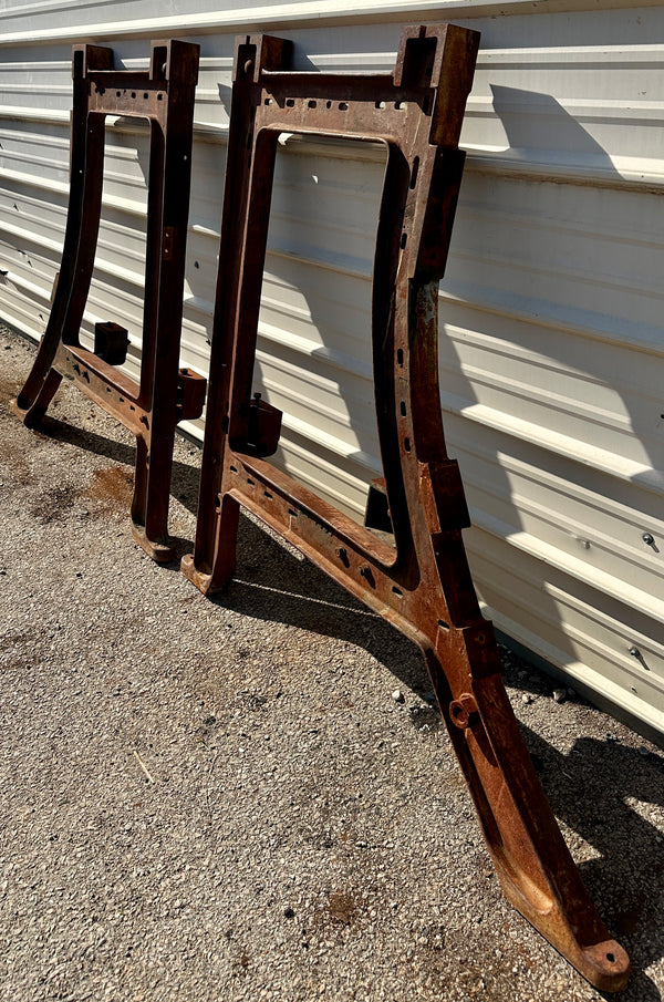 Pair of Antique Industrial Cast Iron Machine Legs GA20963