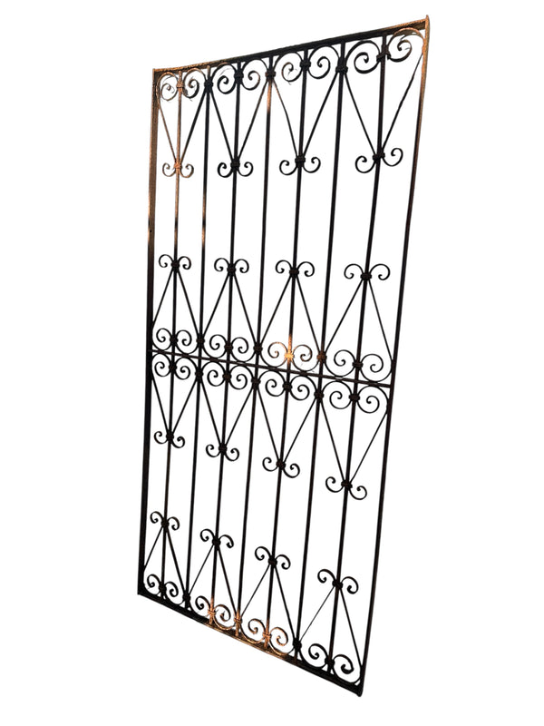 Antique Wrought Iron 74" tall Gate GA20676