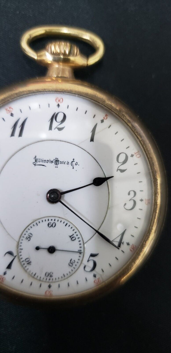 1898 Illinois Sangamo 23 Ruby Jewel Pocket Watch