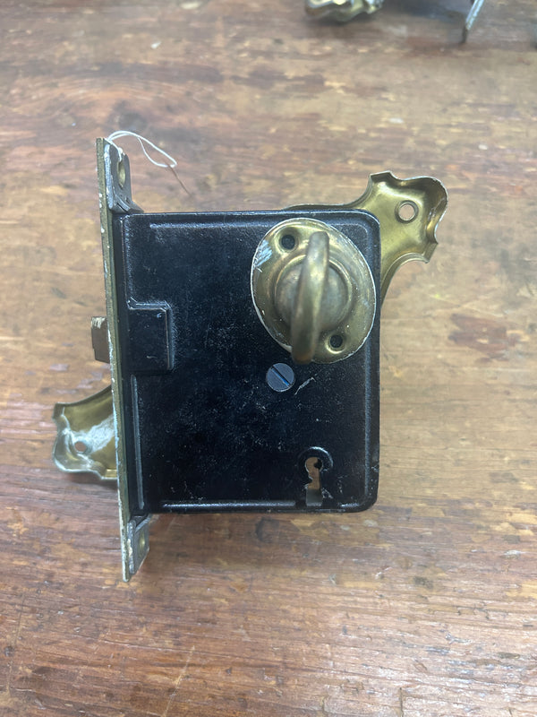 Set of 18 Art Deco Mortise Lock Crystal Knobs GS010985